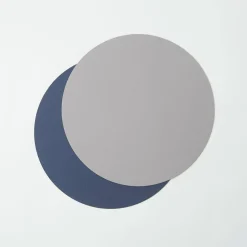 Pebble Reversible Placemat - Navy Grey