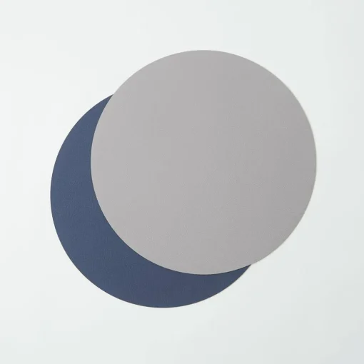 Pebble Reversible Placemat - Navy Grey