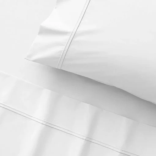 Perfects 250 TC Cotton Blend Sheet Separates - Stone