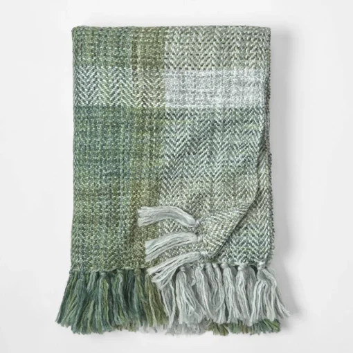 Peru Check Throw - Blue Multi
