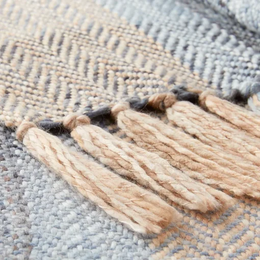 Peru Check Throw - Blue Multi