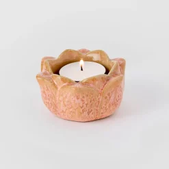 Petal Tea Light Holder - Pink