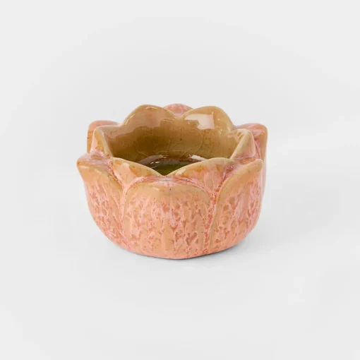 Petal Tea Light Holder - Pink