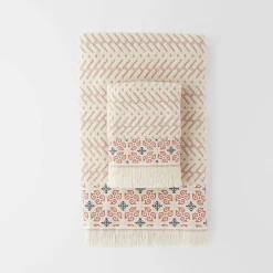 Pia Towel - Oat/Clay