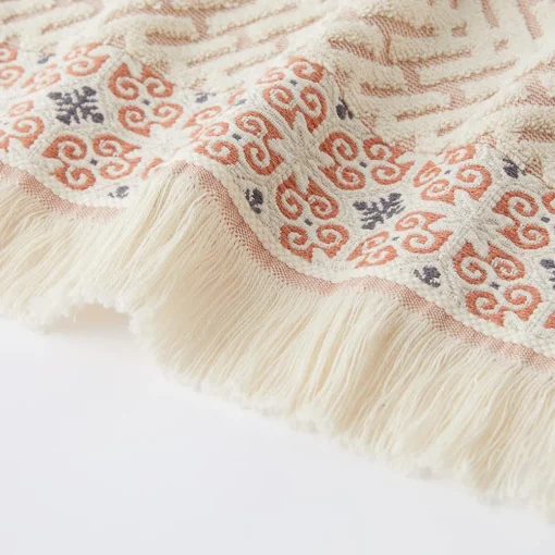 Pia Towel - Oat/Clay