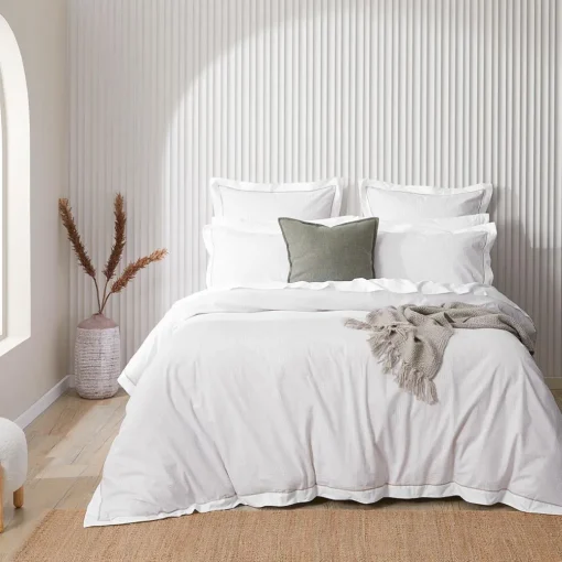 Portofino Quilt Cover - Grey