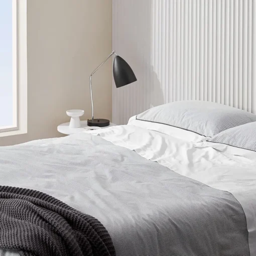 Portofino Quilt Cover - Grey