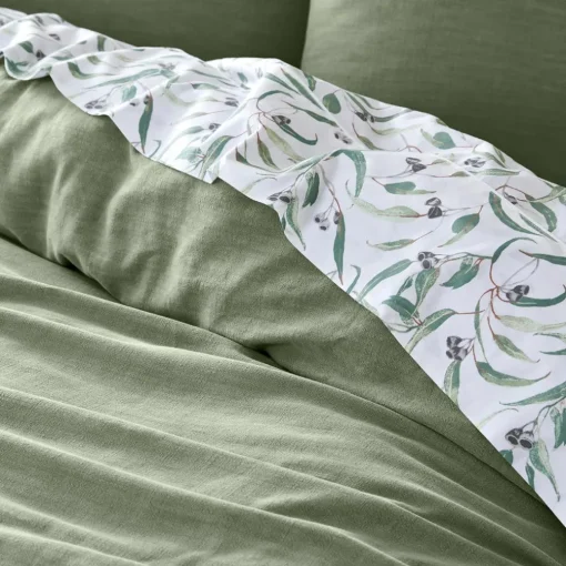 Preston Quilt Cover - Sage