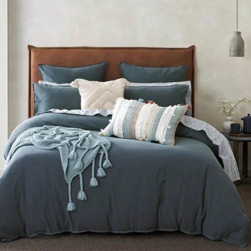Preston Quilt Cover - Sage