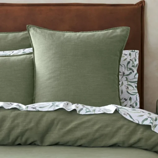 Preston Quilt Cover - Sage
