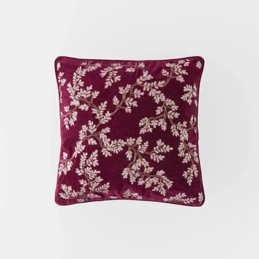 Prue Velvet Cushion - Indigo
