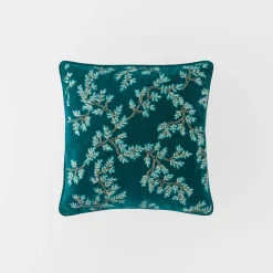Prue Velvet Cushion - Indigo