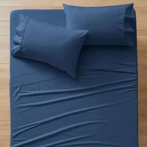 Pure 250 TC Egyptian Cotton Sheet Set - Indigo