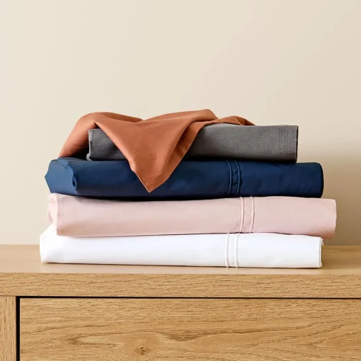 Pure 250 TC Egyptian Cotton Sheet Set - Indigo
