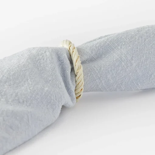 Rattan Napkin Rings Set