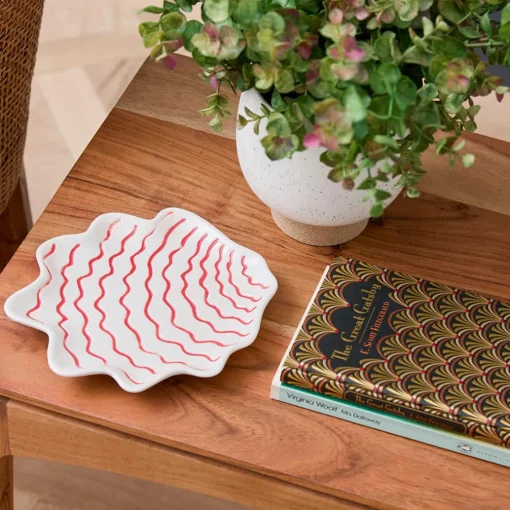 Reef Red Ceramic Plate