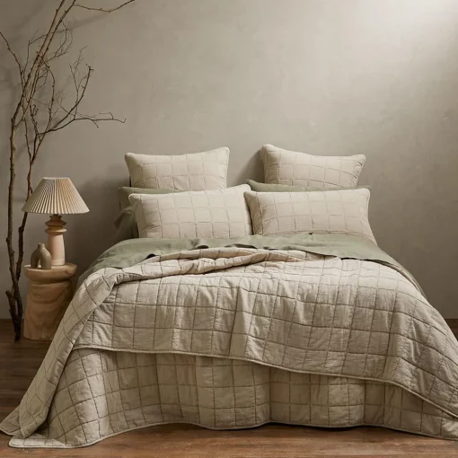 Reid Coverlet - Oatmeal