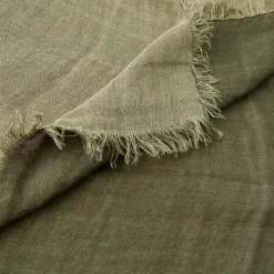 Rhodes Linen Throw - Rose Pink