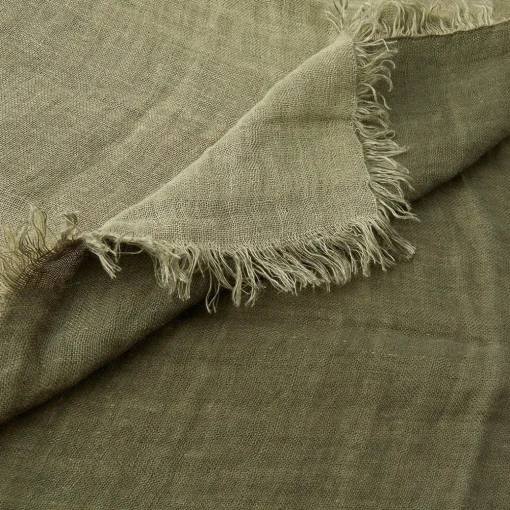 Rhodes Linen Throw - Rose Pink