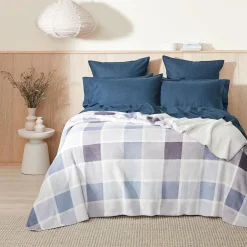 Roman Check Sherpa Blanket