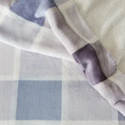 Roman Check Sherpa Blanket