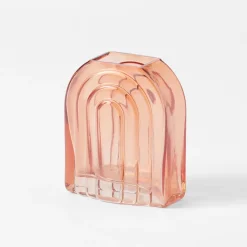 Ruby Arch Glass Vase