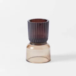 Ruby Two Way Candle Holder - Mocha