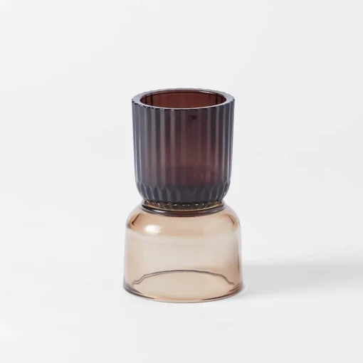 Ruby Two Way Candle Holder - Mocha