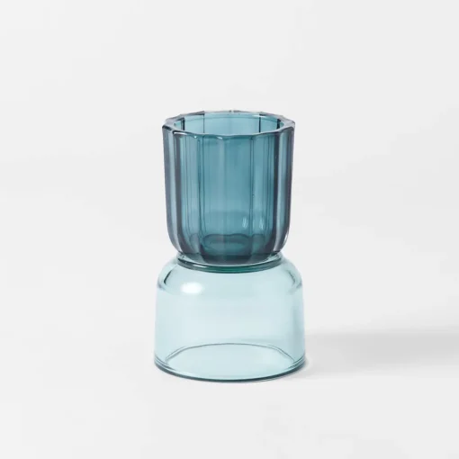 Ruby Two Way Candle Holder - Bluestone