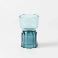 Ruby Two Way Candle Holder - Bluestone