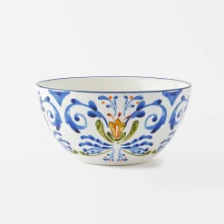Savona Breakfast Bowl - Blue/Yellow