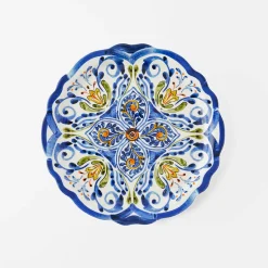 Savona Side Plate - Blue/Yellow