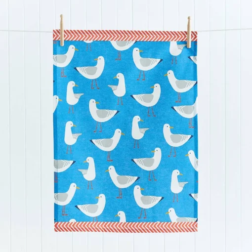 Seagulls Tea Towel