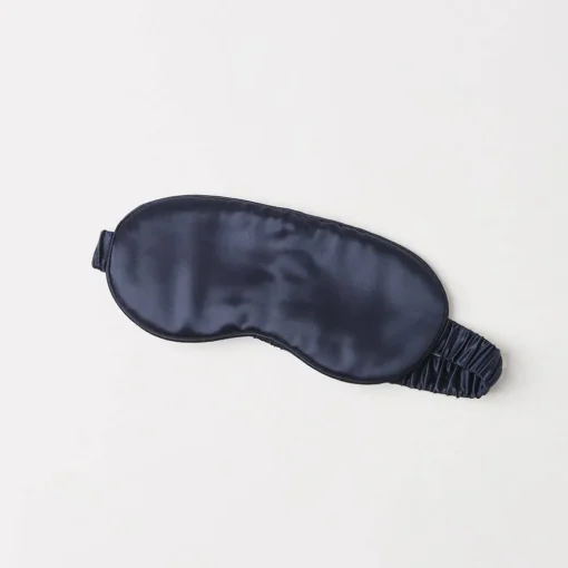 Silk Eye Mask - Navy