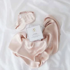 Silk Eye Mask - Navy