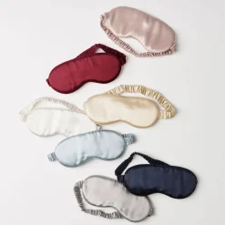 Silk Eye Mask - Oyster