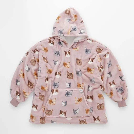 Simba Hooded Sherpa Blanket