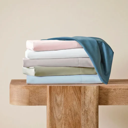 Sleeping Beauty 400 TC Bamboo / Cotton Sheet Set - Sky Blue