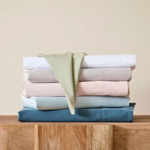 Sleeping Beauty 400 TC Bamboo / Cotton Sheet Set - Sky Blue