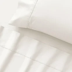 Sleeping Beauty 375 TC Cotton Sheet Set - Lily White