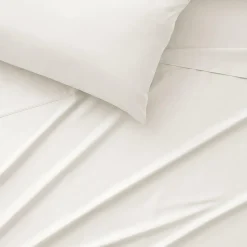Sleeping Beauty 375 TC Cotton Sheet Set - Lily White
