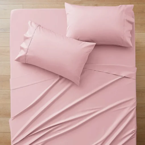 Sleeping Beauty 375 TC Cotton Sheet Set - Lily White