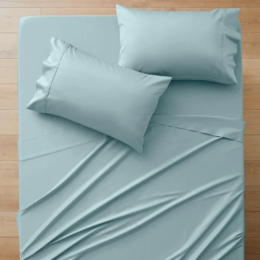 Sleeping Beauty 375 TC Cotton Sheet Set - Lily White