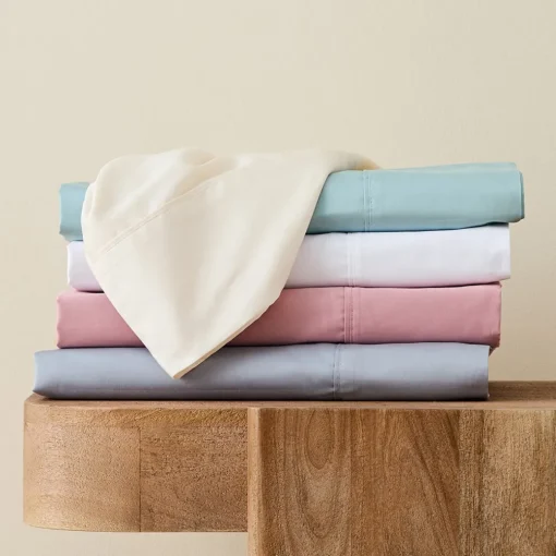 Sleeping Beauty 375 TC Cotton Sheet Set - Lily White