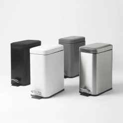 Slimline Pedal Bin 5l - Matte Black