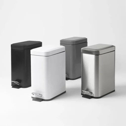 Slimline Pedal Bin 5l - Matte Black