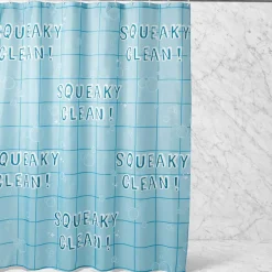 Squeaky Clean Shower Curtain