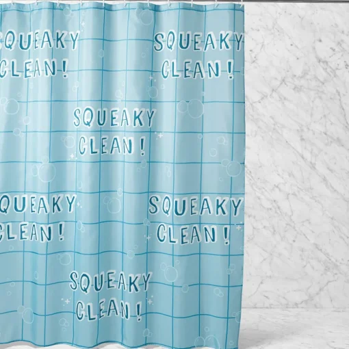 Squeaky Clean Shower Curtain