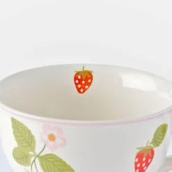 Strawberry Pedestal Tea Cup