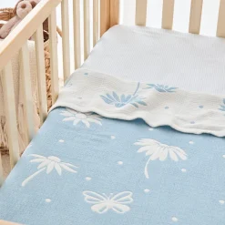 Sun Daisy Reversible Baby Blanket
